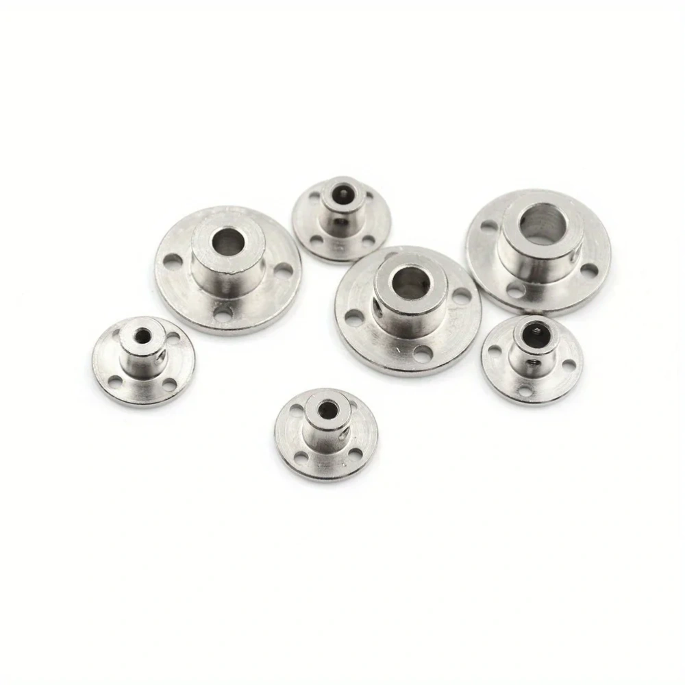 5-15pcs/lot Rigid Flange Coupling 3mm-14mm Motor Guide Shaft Coupler Connector for car model, airplane model, ship model DIY