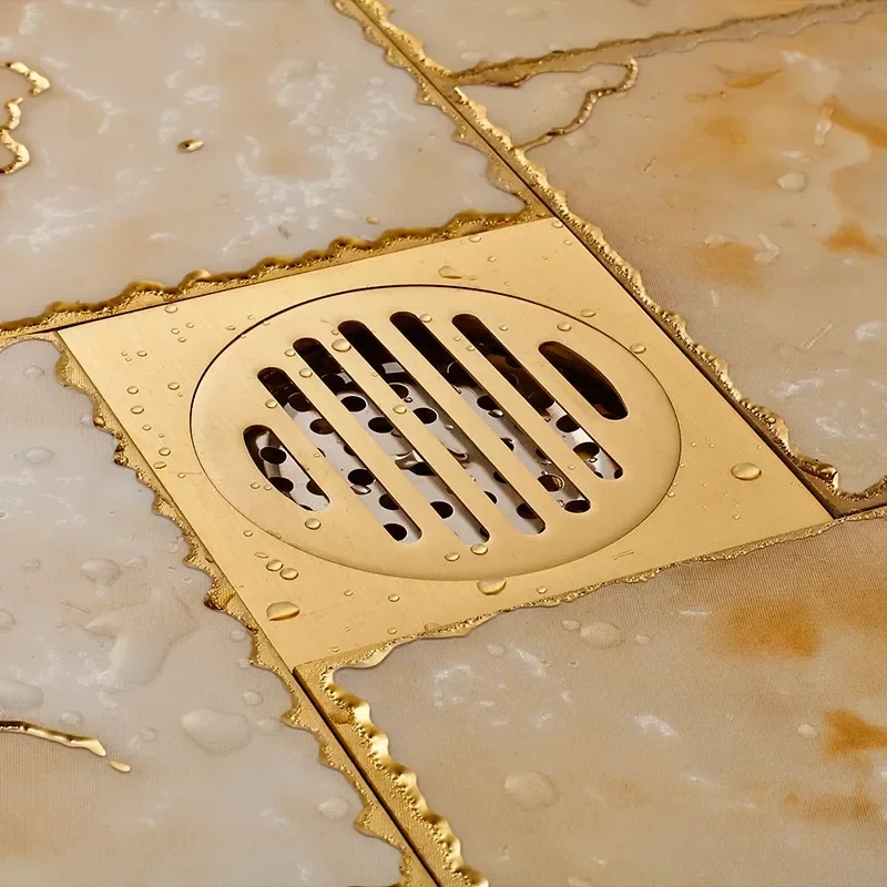 Bathroom floor shower drain waste  floor drain Anti-odor Bathtub Shower Drainer Stainless Steel Square drainage