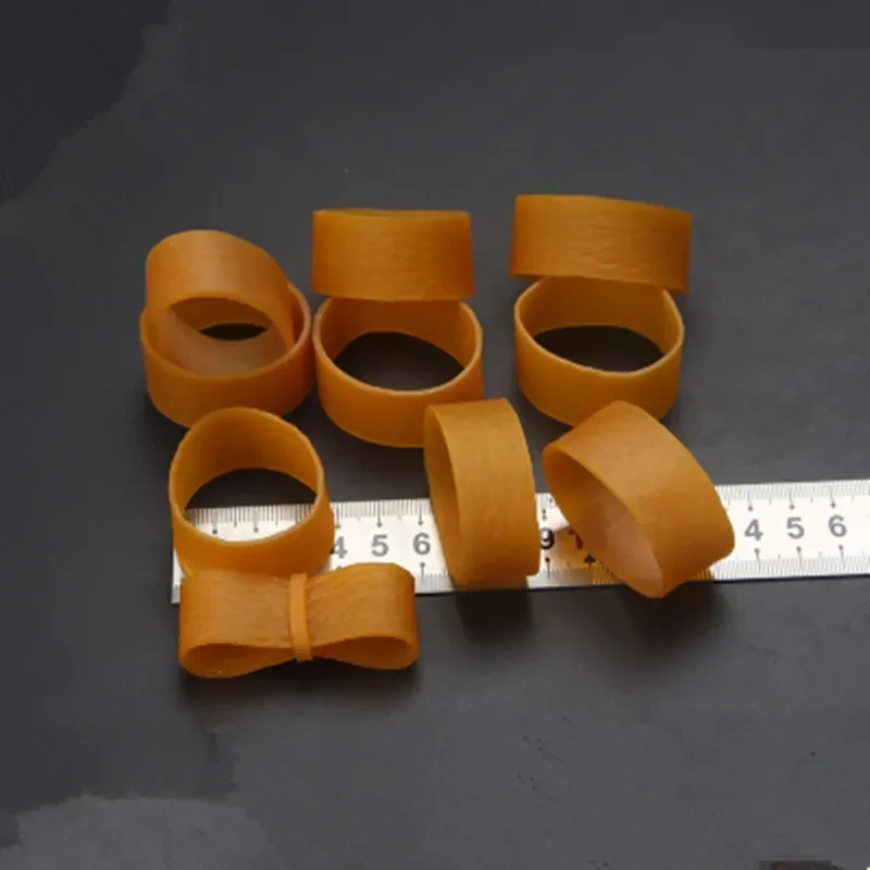 500g 80mm*10mm Elastic Hair Rubber Band Natural Rubber Ring daimeter 25mm Bovine tendons Sealing Belay use for Vegetable