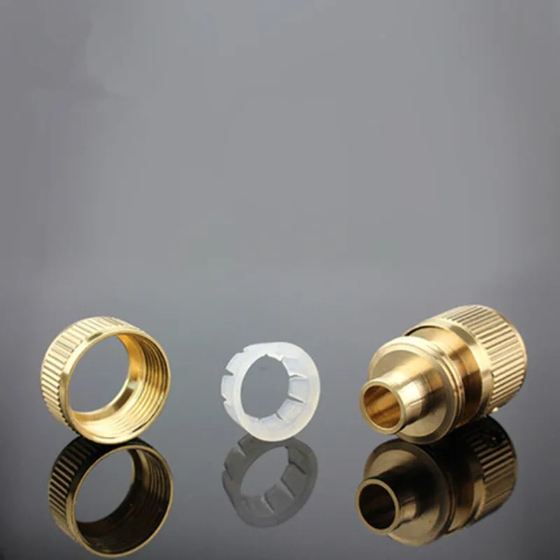 1pcs Quick Connector Tap for Garden Aluminum Micro Irrigation Watering Hose Pipe Fitting Adapter Coupling