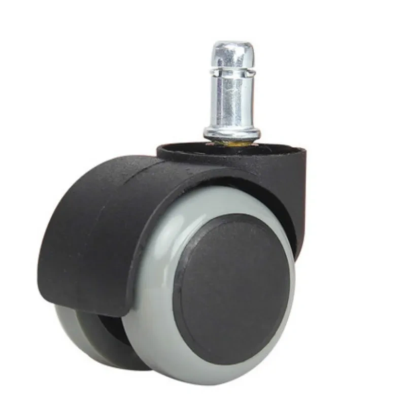 5Pcs Office Chair Wheel Caster 2" 50KG 360 Degree Mute Swivel Castor Furniture Feet Replacement Wheels Roller Rubber