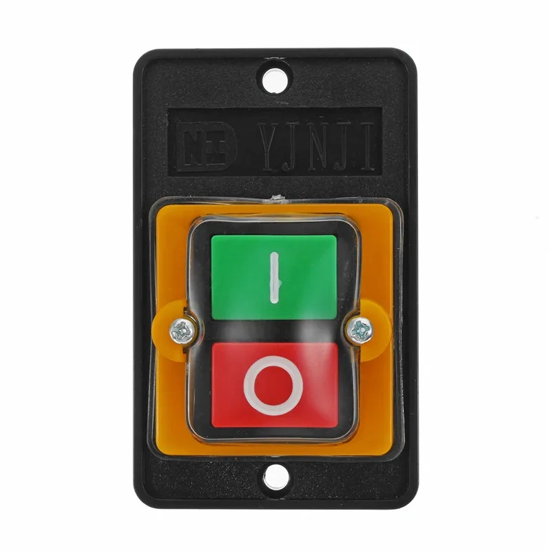 On/Off Drill Motor Machine Switch Water Proof Push Button AC 220/380V KAO-5M Industrial Machine Switch
