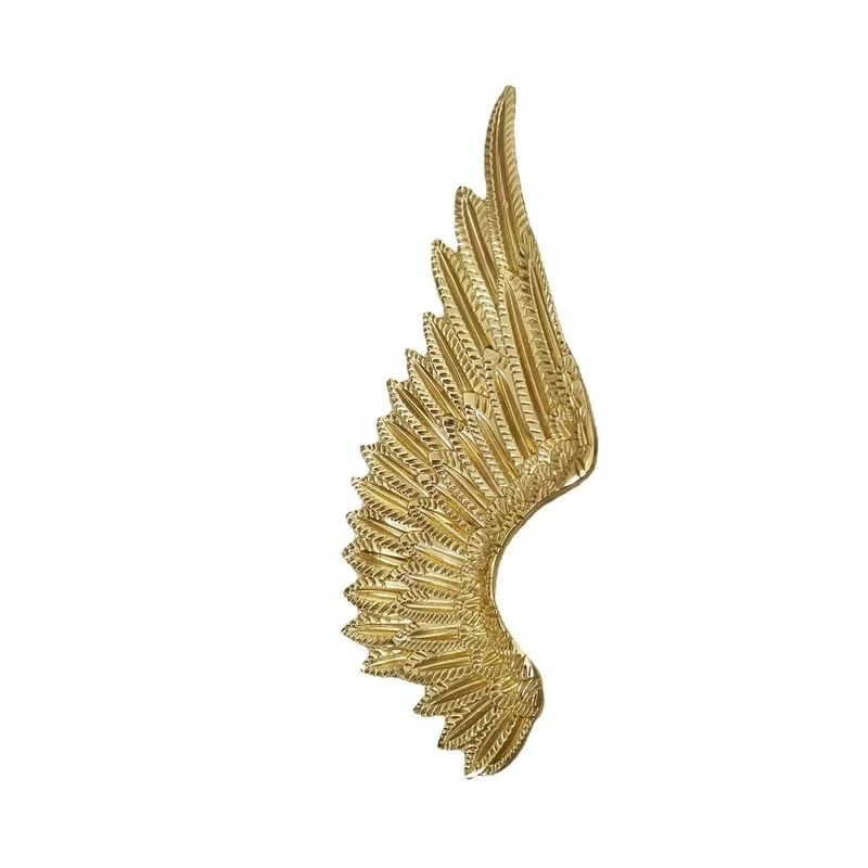 1pcs brass handle double-hole wings copper handle drawer shoe cabinet wine cabinet golden  luxury door handle