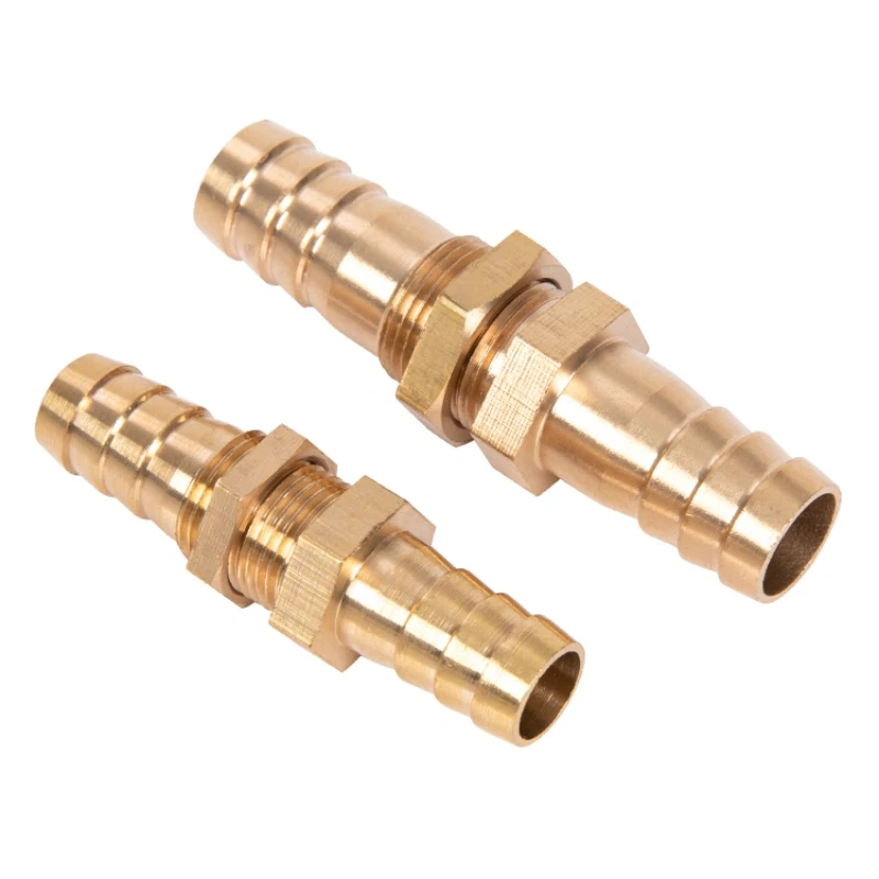 Reducing Fit 4/6/8/10mm Hose Brass Bulkhead Hosetail Hose Barb Pipe Fitting Connector