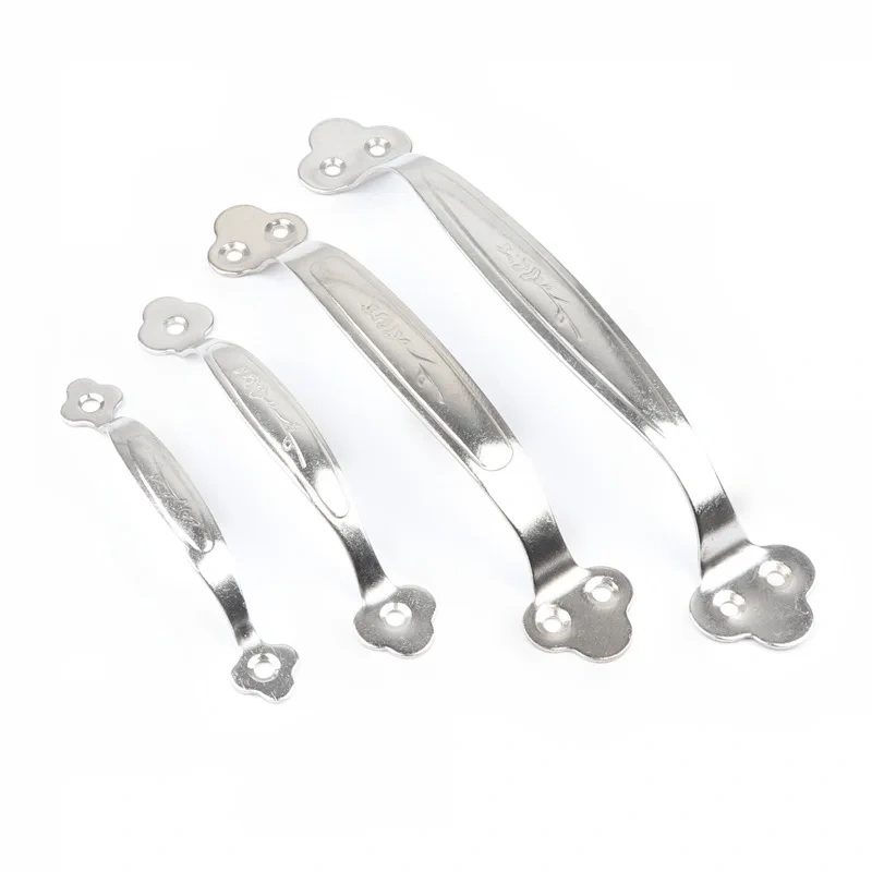 4PCS Stainless steel handle open cabinet door cabinet drawer handle window wooden door old thickened small handle accessories