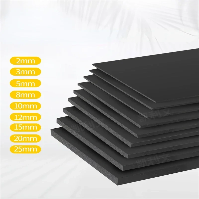 1pcs 300*300*2mm black nylon plate  sheet PA6 wear-resistant board PA66 nylon plate