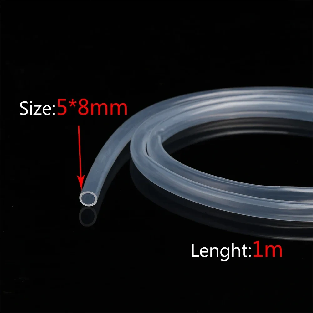 1M / 5M 10M Food Grade Clear Transparent Silicone Rubber Hose 4 5 6 7 8 9 10 11 12 14 16 mm Out Diameter Flexible Silicone Tube