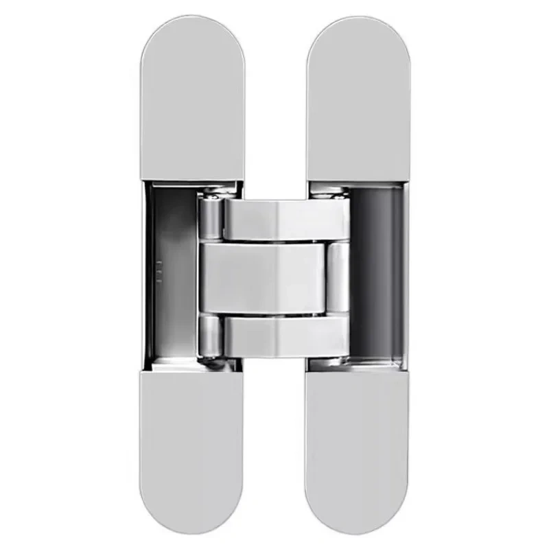 1pcs Invisible hinge 3D adjustable hidden wooden door hinge Folding door hidden cross hinge