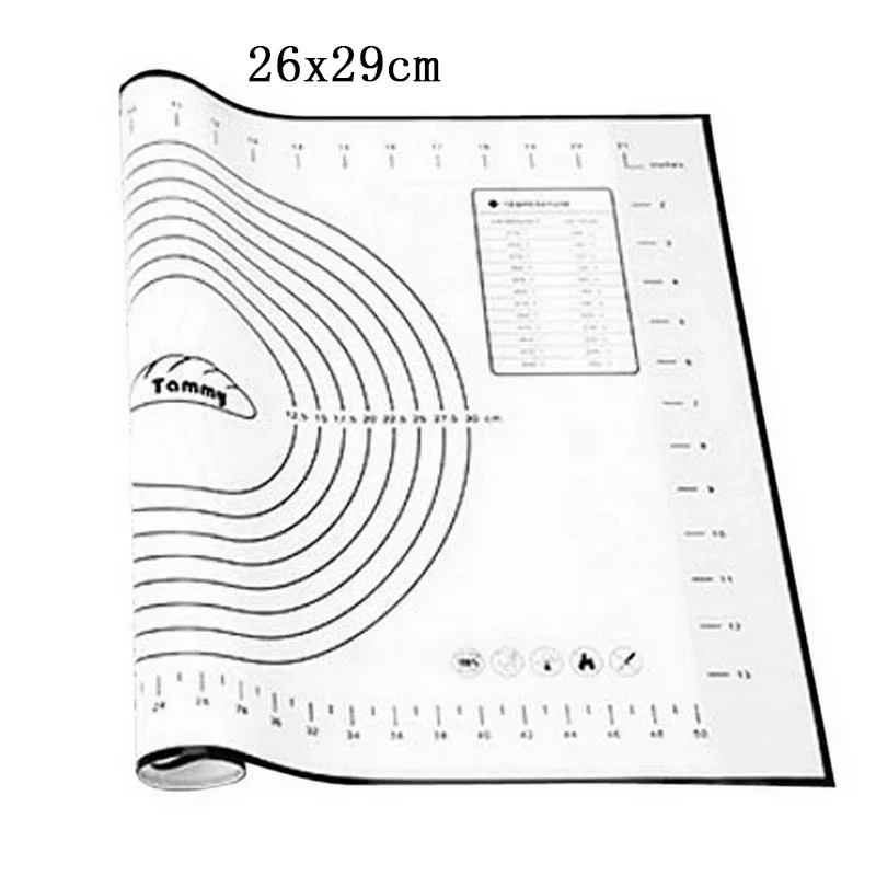 Silicone Baking Mat  Scale Rolling Dough Pad Kneading Dough Mat Non Stick Pastry Oven Liner Bakeware 60*40/40*30cm