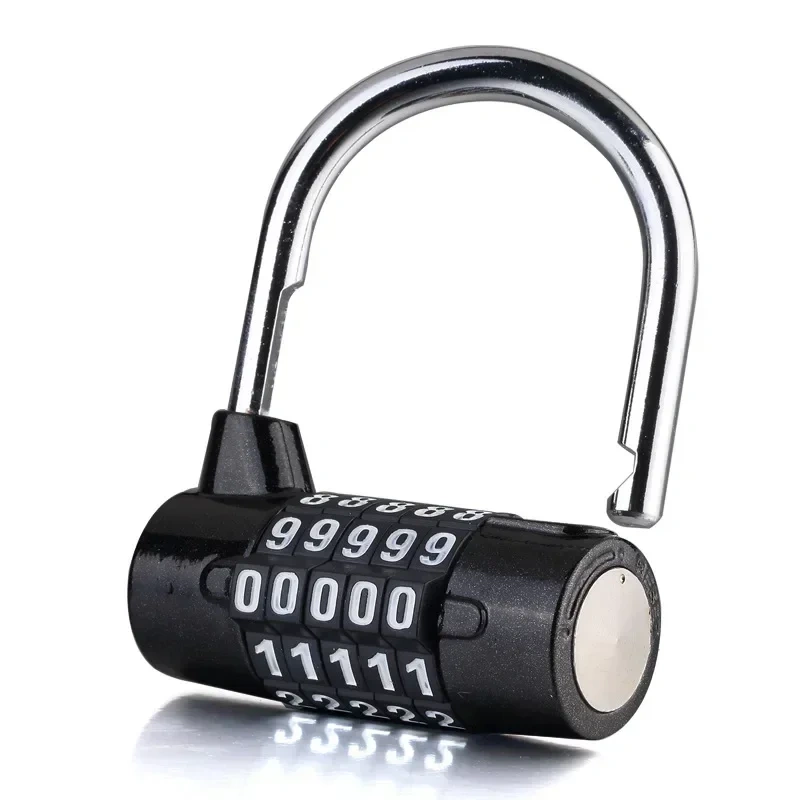 5 Dial Digit Number Combination Travel Password Lock Combination Padlock Zinc Alloy 5 Colors coded lock Security Safely Code new