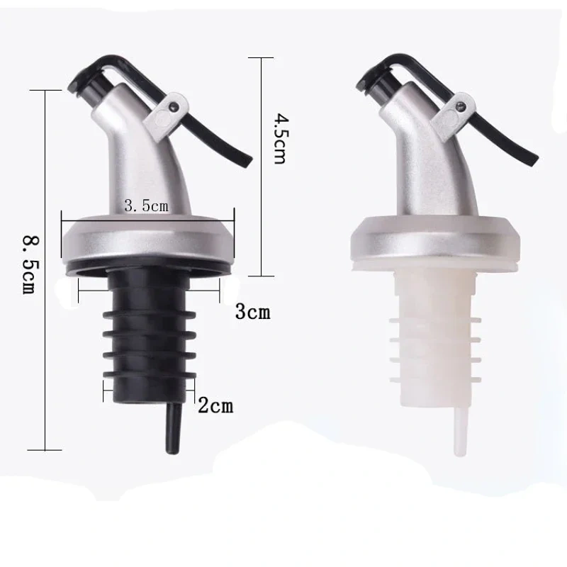 4pcs Plastic Wine Bar Bottle Dispenser Liquid Pourer Stopper Tap Cork Bartender Nozzle Wine Olive Oil leak proof Pourer Sprayer