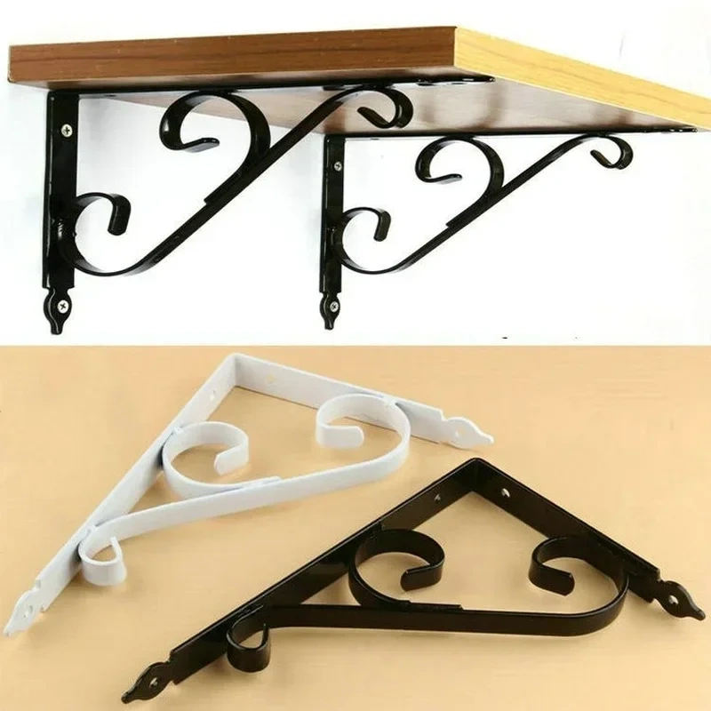 2pcsTriangle Bracket Mount Right Angle Bracket Thickened Brace Decorative Shelf Wall Mounted Bearing Support Hardware Fittings