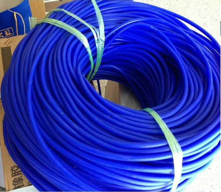 5m/lot,Blue NEW 4*7 mm Soft Food Grade Medical Use FDA Silicone Rubber Flexible Tube / Hose