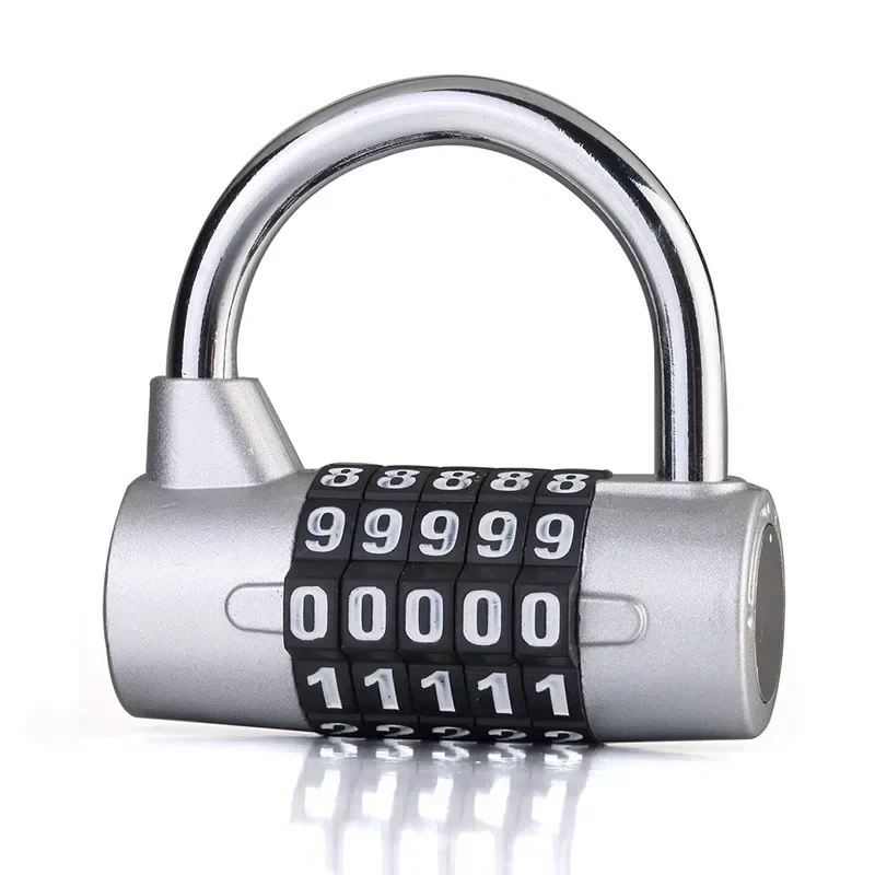 5 Dial Digit Number Combination Travel Password Lock Combination Padlock Zinc Alloy 5 Colors coded lock Security Safely Code new