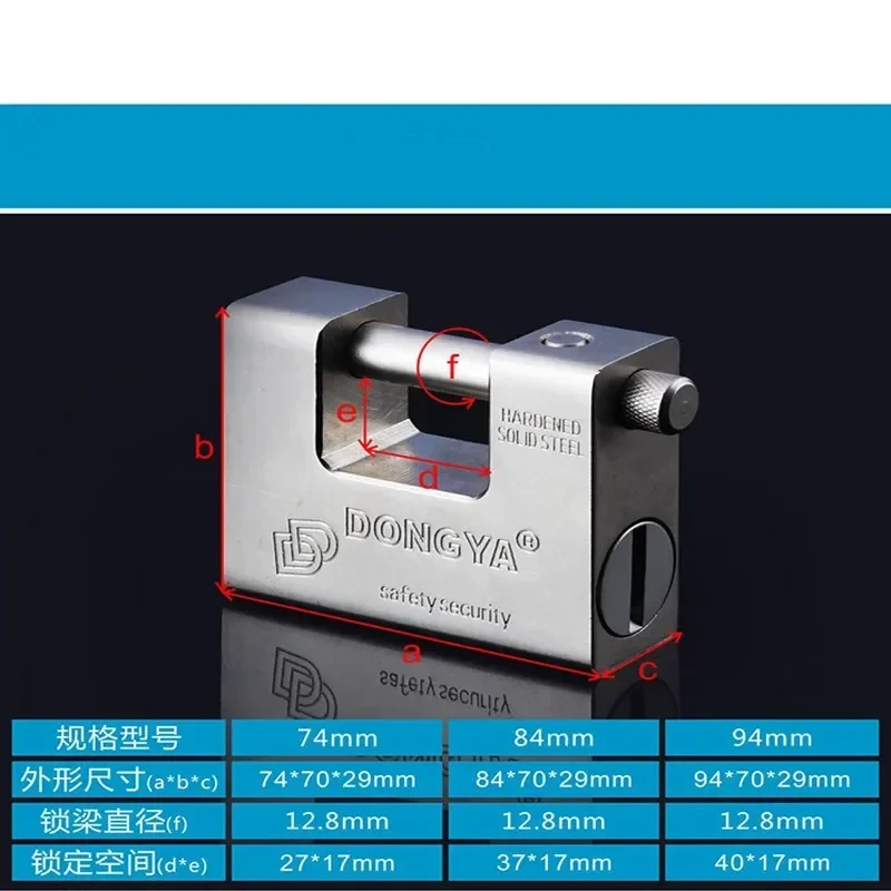 Padlock  Garage Store  Increase Beam  Combination Lock Sliding Door Locks