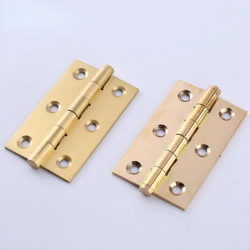 1PCS Copper Hingle Holding Page Jiao Chain Cabinet Gate Copper Page Wooden Copper Small Hardware Hypress 1.5/2/2.5/3/3.5inch