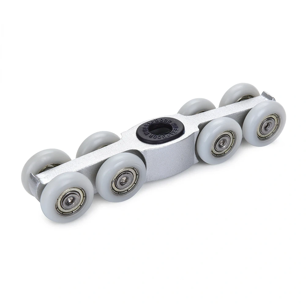 2pcs 304 Stainless Steel Glass Hanging Wheels 110KG Glass Sliding Door Rollers Bedroom Meeting Room Wardrobe Door Roller Wheels