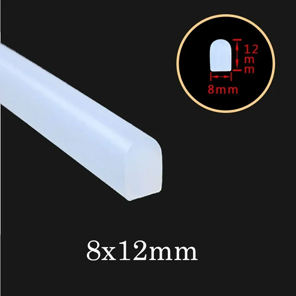 High Temperature Oven Dryer Sealing Strip Silicon Solid Cord Self Adhesive Bar Kitchen Countertop Bathroom Dry Wet Separation