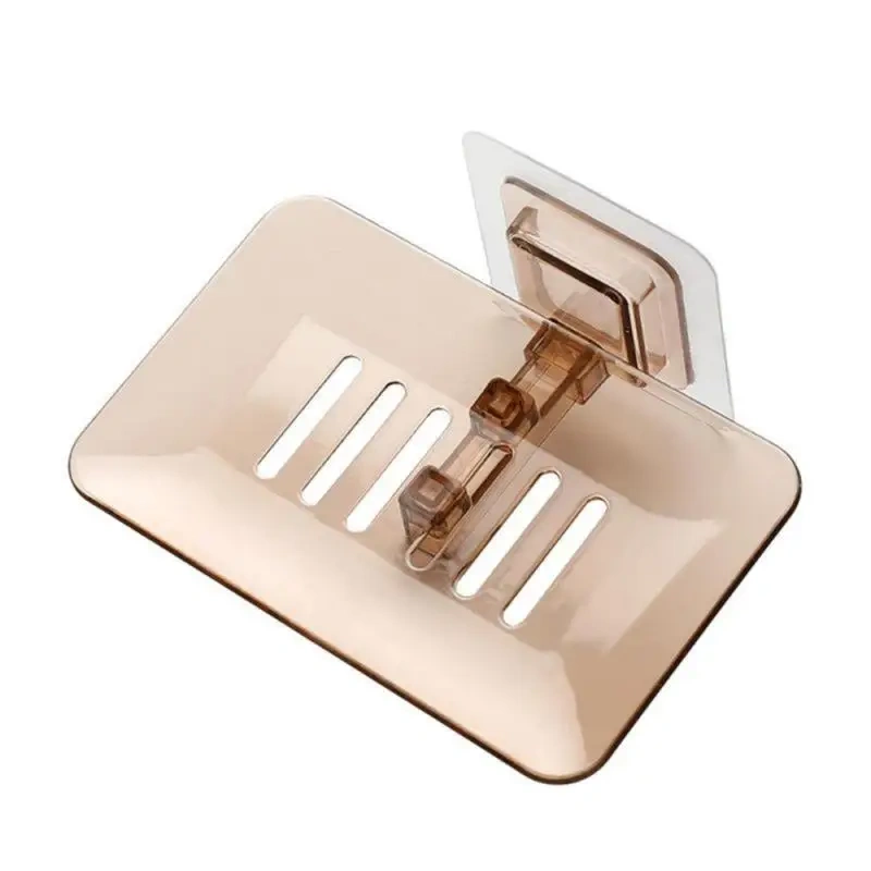 1PC Bathroom Shower Soap Box Dish Storage Plate Tray Holder Case Wall-mounted Soap Holder Housekeeping Container Organizers