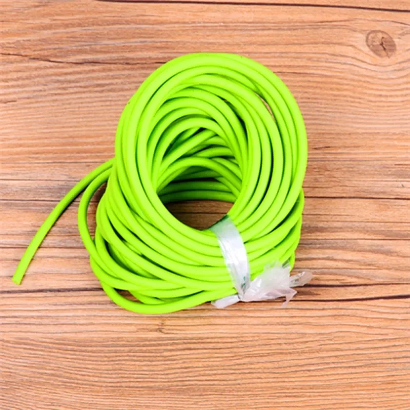 5/10m 3060 yoga elastic fitness belts strength training pull rope Tension rope round rubber band slingshot tube latex tube