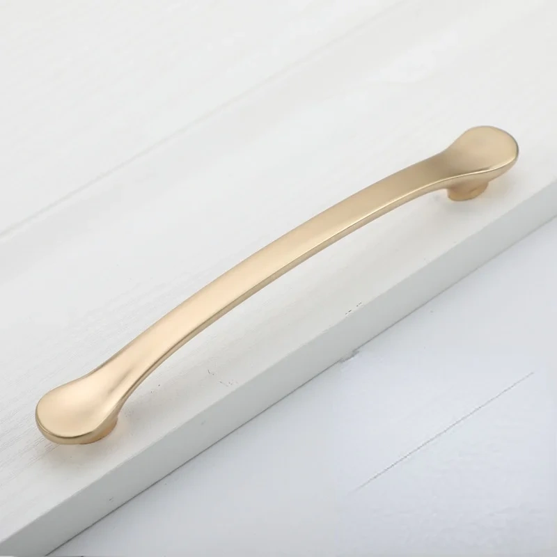 Nordic Light luxury gold handle modern simple light luxury cabinet door handle
