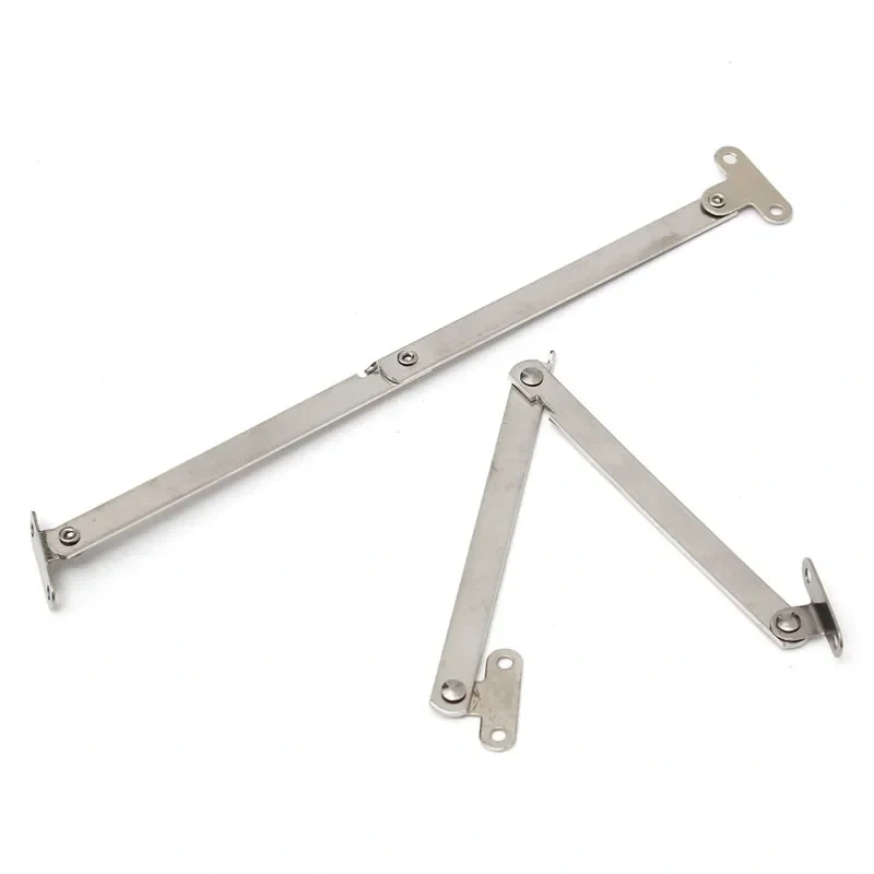 2Pcs Stainless Steel Cabinet Cupboard Furniture Doors Close Lift Up Stay Support Hinge Kitchen Furniture Hardware Portable