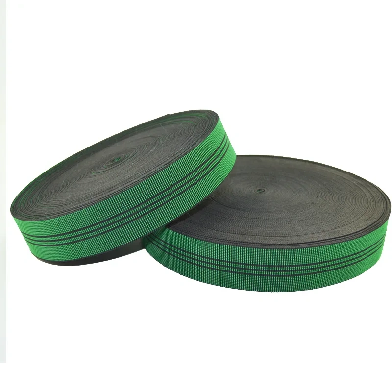 10m 5cm/7cm Twill Elastic Waist Upholstery Webbing  Elasbelt Elastic Furniture Webbing with 25PCS Fixed Nails