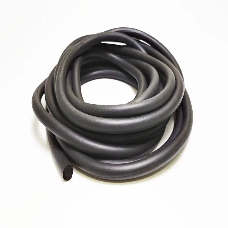 Length 5-20M Diameter 2 6 8 9mm Round EPDM Rubber Foaming Sealing Strip O Type Penetrating Car Door Soundproof Sealing Strip