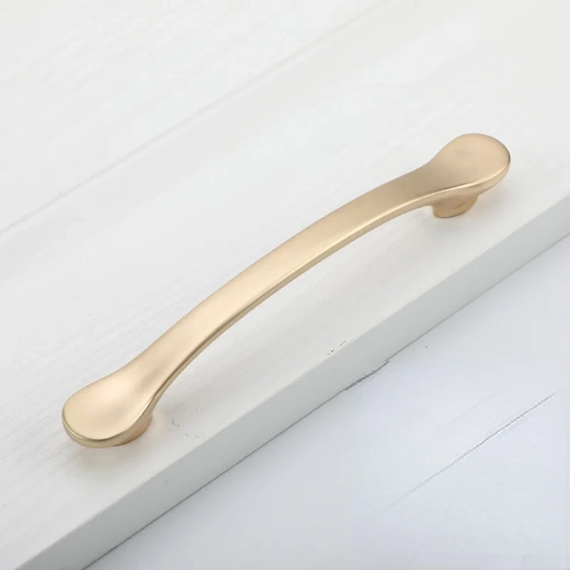 Nordic Light luxury gold handle modern simple light luxury cabinet door handle