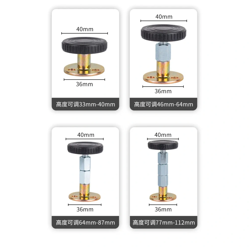 1pcs Self-adhesive Adjustable Thread Bed Frame Anti-Shake Tool Fixed Bed Anti-squeaking Telescopic Support Hardware Fasteners