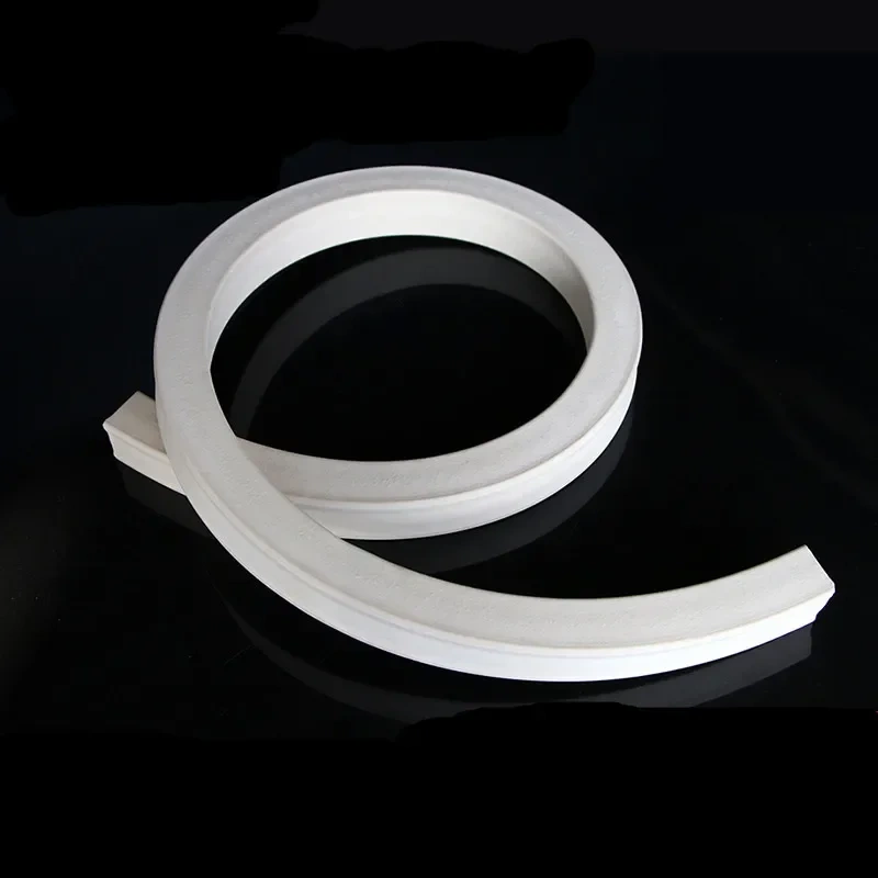 Foamed Silicone rubber soft seal strip square Oblong flat 4 5 6 8 10 12 15 20 25 30 40mm ship cabinet Door windor machine damper