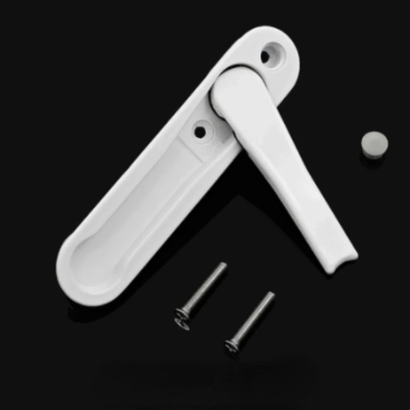 1pcs White/Black Zinc Alloy Hidden Window Handle Windows Hardware Accessories Screen handle with screws