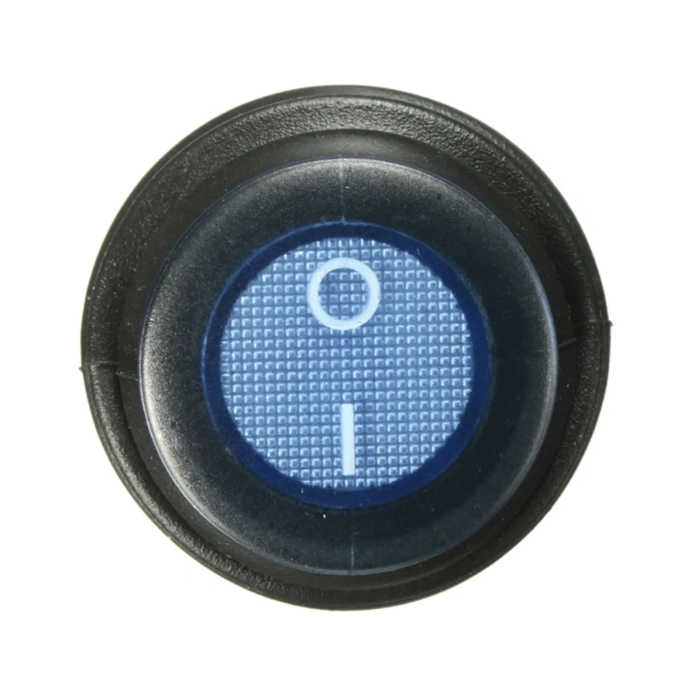 1pc OLS 250V DC 10A On/Off Rocker Switch IP65 Waterproof 3Pin SPST LED illuminated