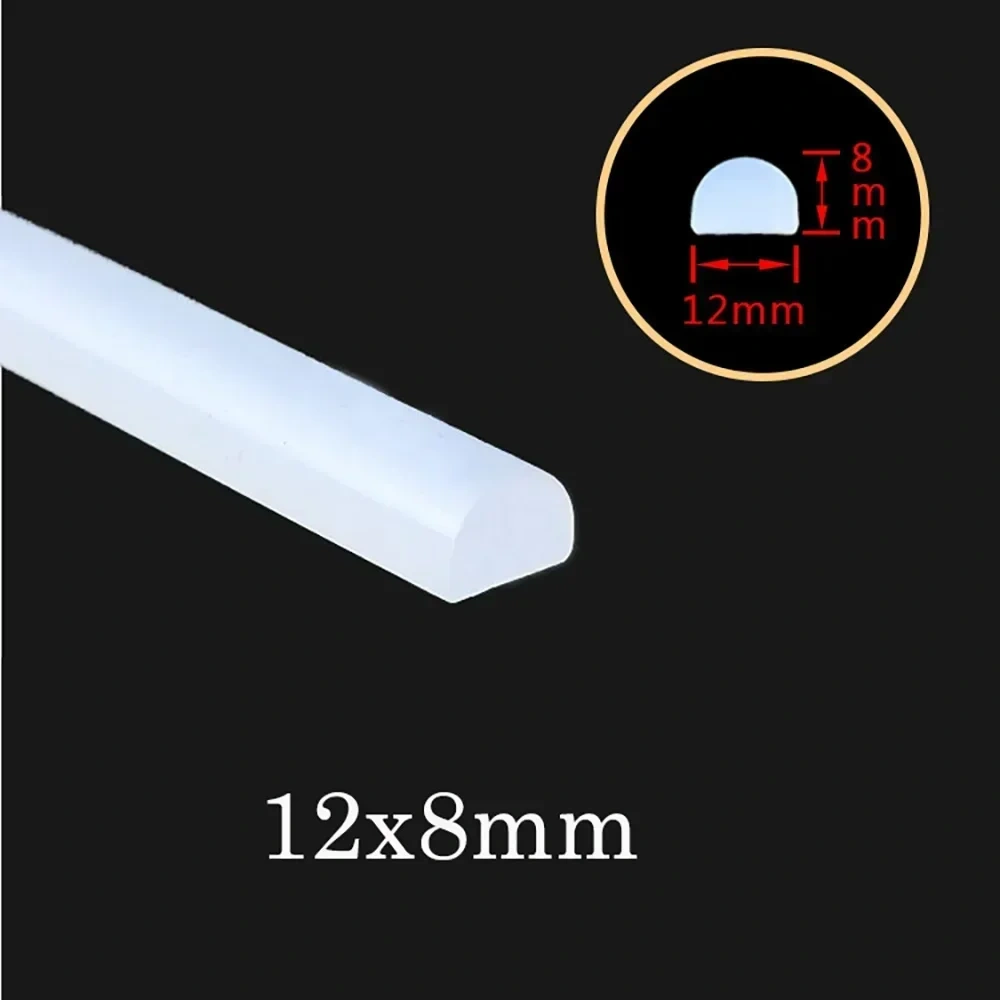 High Temperature Oven Dryer Sealing Strip Silicon Solid Cord Self Adhesive Bar Kitchen Countertop Bathroom Dry Wet Separation