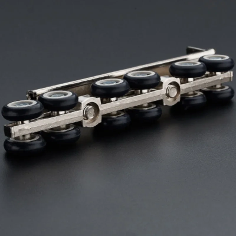 Sliding door roller hanging pulley hanging mute rail wheel balcony sliding door 12 wheels bear 117 KGS,one pair per set