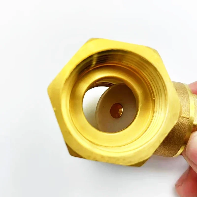 1/2" 3/4" 1" BSP Female Thread Brass Swing Check Valve One Way Non-return Valve for Water Aquarium Float Valve 1-1/4" 1-1/2" 2"