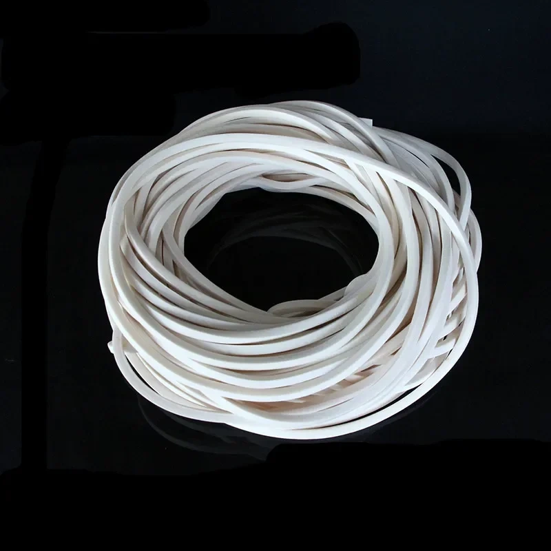 Foamed Silicone rubber soft seal strip square Oblong flat 4 5 6 8 10 12 15 20 25 30 40mm ship cabinet Door windor machine damper