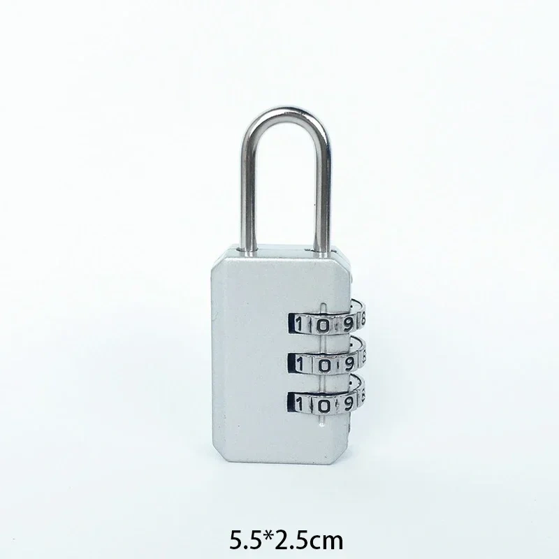 3 Digit Dial Combination Code Number Lock Padlock Luggage Zipper Bag Backpack Handbag Suitcase Drawer Outdoor Firm Durable Locks