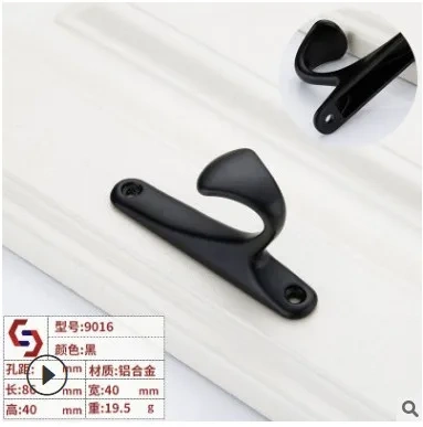 Durable Black Handles for Furniture Cabinet Knobs and Handles Kitchen Handles Drawer Knobs Cabinet Pulls Cupboard Handles Knobs