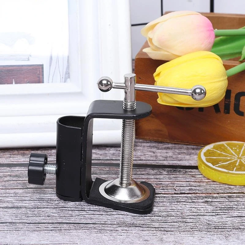 1pc Cantilever Holder Metal Desk Lamp Clip Fittings Base Hose with 12MM Pipe Clamp Aluminium Metalworking Standard