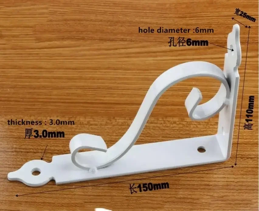 2pcsTriangle Bracket Mount Right Angle Bracket Thickened Brace Decorative Shelf Wall Mounted Bearing Support Hardware Fittings