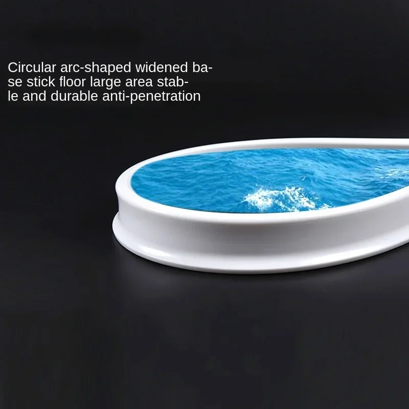 Water Retaining Strip Bendable Self-adhesive Silicone Waterproof Silicone Strip For Bathroom Shower Room Floor Partition Toilet