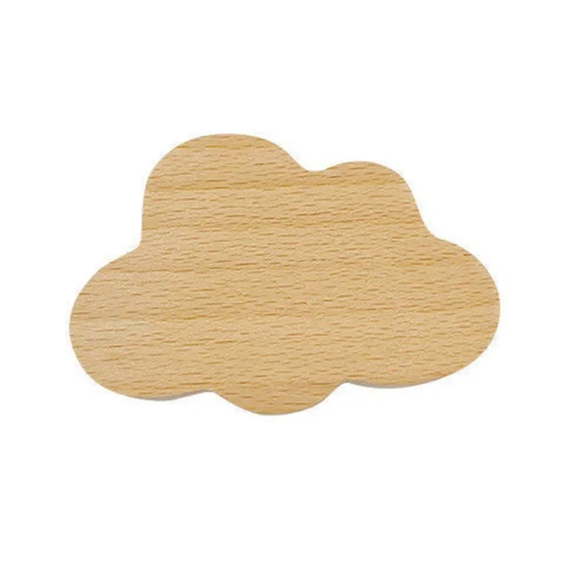 Children's Room Decorative Hooks Wood Wall Hooks Star Key Hook Modern Creative Coat Hook Rack Wall Hanger Bag Hooks for Hanging