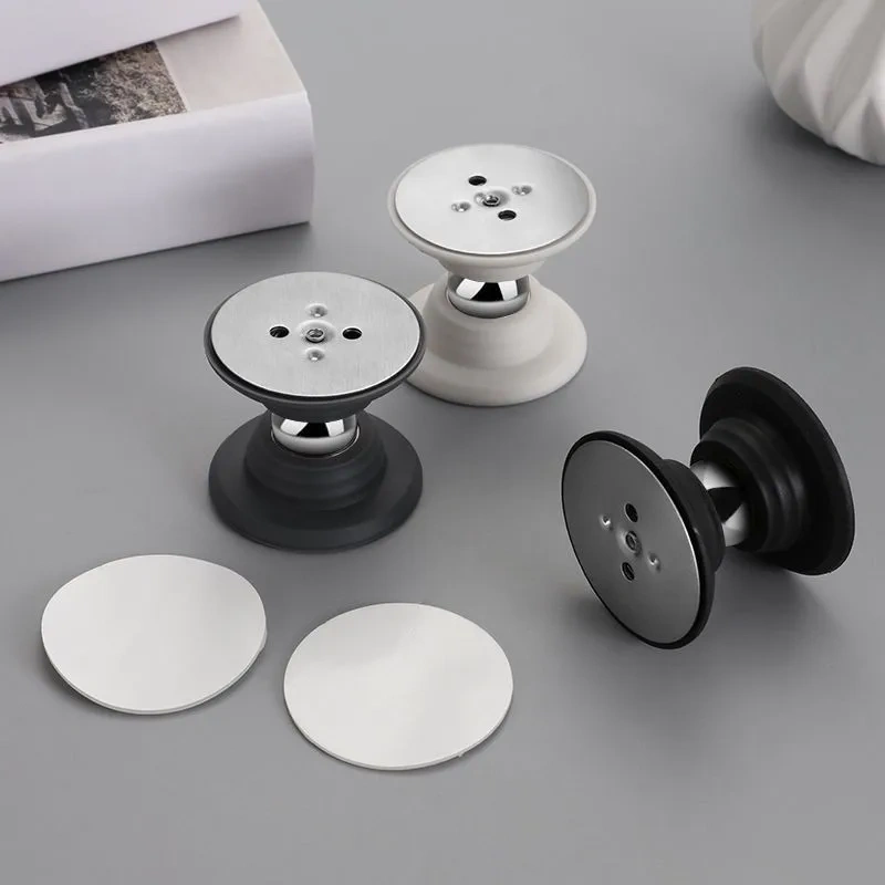 1pc Short Punch-free Silicone Door Absorb Household Strong Magnetic Strong Silent Door Against Silicone Anti-collision Door