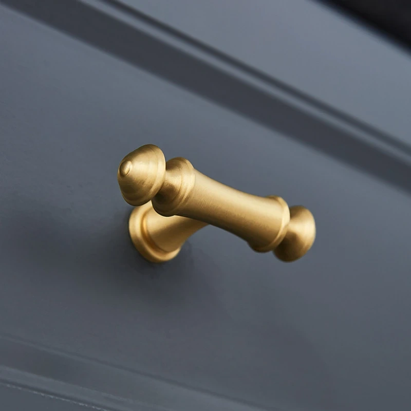 Elegant Dresser Drawer Pulls Satin Brass Kitchen Handles Drawer Pulls Bedroom Knobs Solid Brass T Bar Cabinet Hardware Bronze