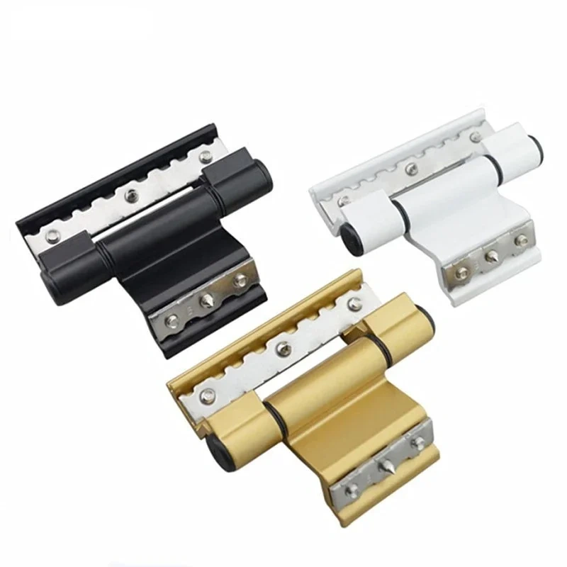 1pc Zinc alloy Door and Window Hinge Broken Bridge Heat Insulation Flat Open Window Hinge Hardware Folding Thickened Hinges