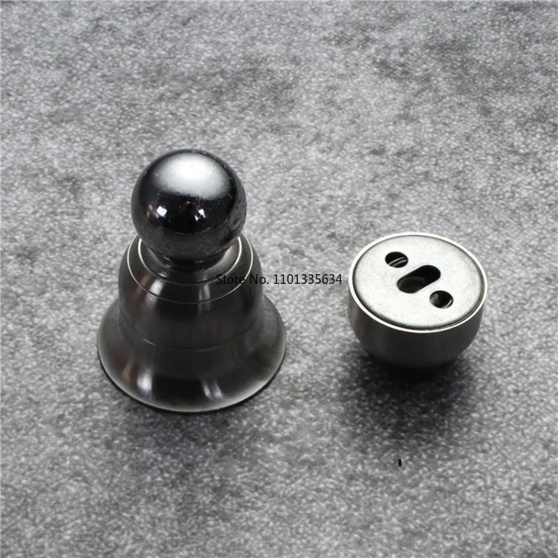 Magnetic Door Stops Mini Stainless Steel Ultra-short Door Stopper Hidden Holders Floor Hardware Fitting