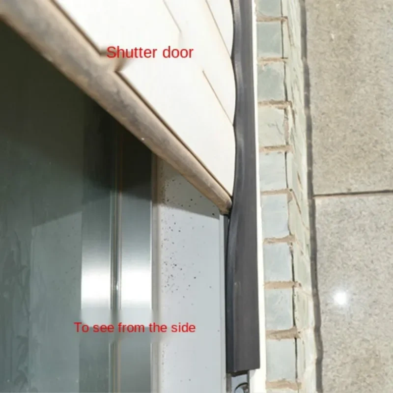 5m Garage Door Weather Multipurpose Home Edge Replacement Full Wrap Dustproof Portable Adhesive Seal Strip Bottom Rubber Trim