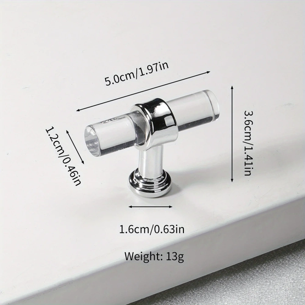 1pc Of Modern Minimalist Acrylic Handles - Perfect For Wardrobe Doors, Drawers, Cabinets & Shoe Cabinets!