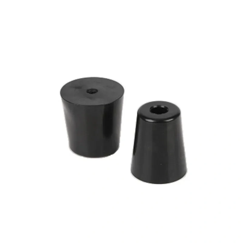 8pcs Black Speaker Cabinet Furniture Chair Table Box Conical Rubber Foot Pad Stand Shock Absorber S / M / L Skid Resistance
